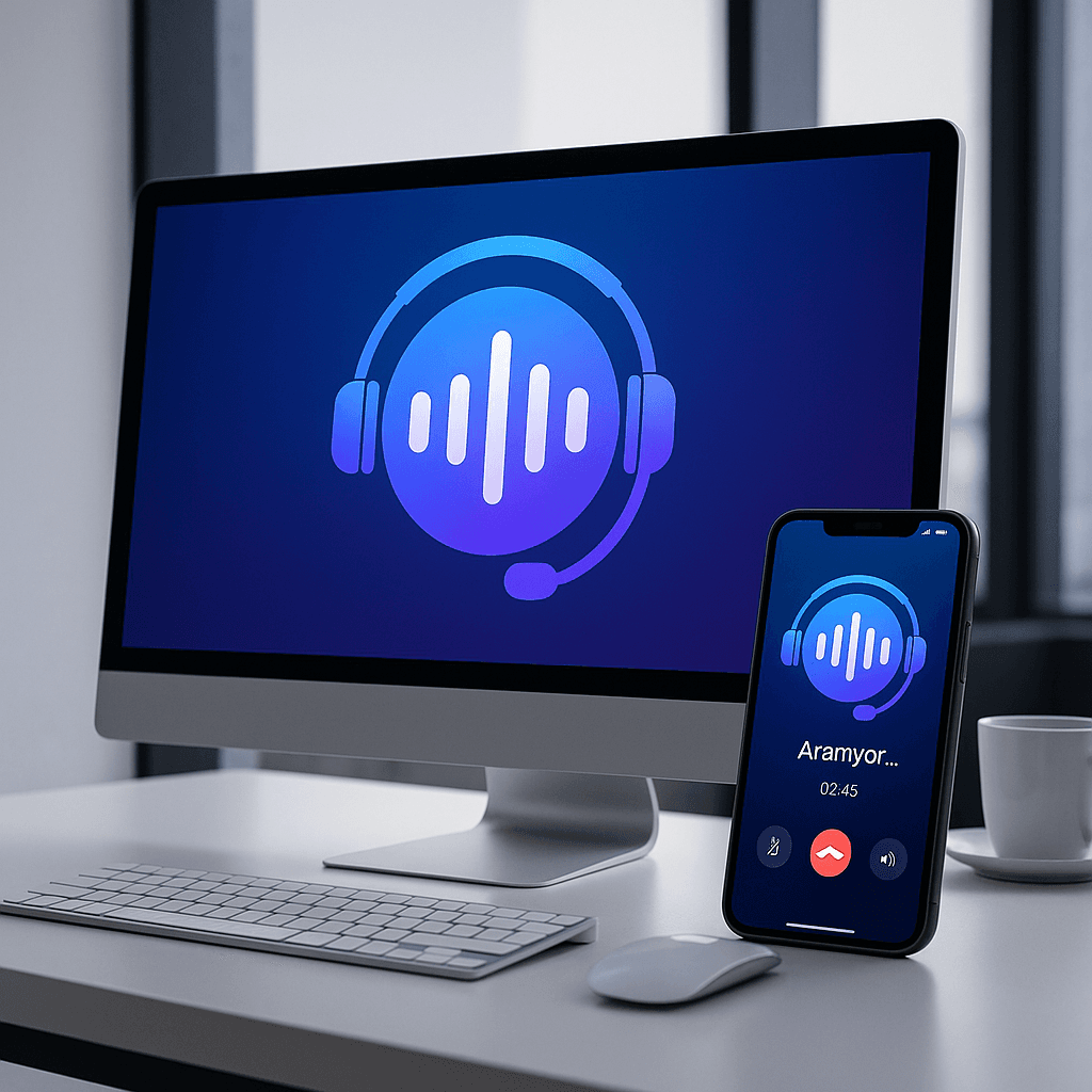 Sesimo yapay zeka sesli asistan görseli - 7/24 müşteri çağrılarını yanıtlayan akıllı telefon asistanı